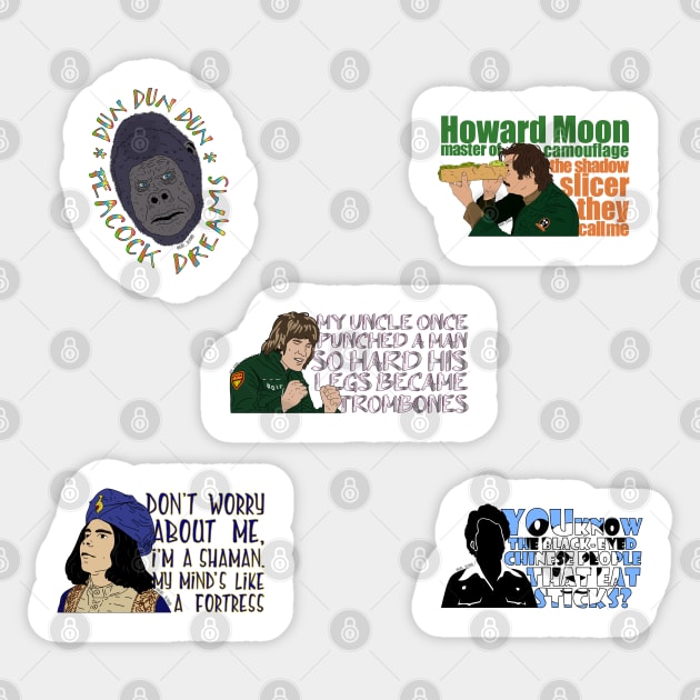 The Mighty Boosh sticker pack Sticker by KateBlubird